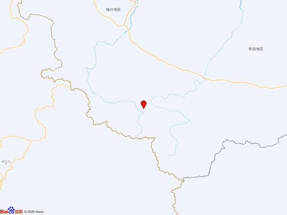 新疆喀什地区叶城县发生3.2级地震