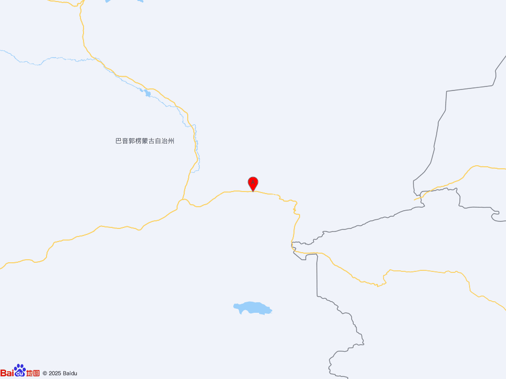 新疆巴音郭楞州若羌县（北纬39.24度，东经89.43度）发生3.1级地震